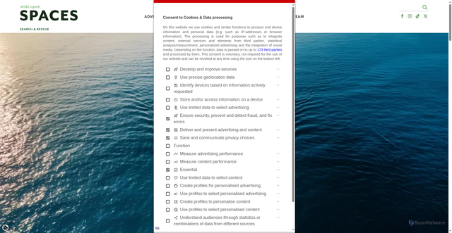 Security scan screenshot of https://www.wideopenspaces.com/cruise-ship-rescues-at-least-63-people-stranded-in-middle-of-sea/