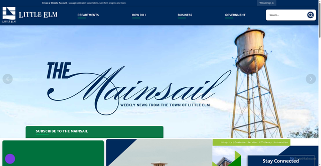 Security scan screenshot of https://littleelm.gov/