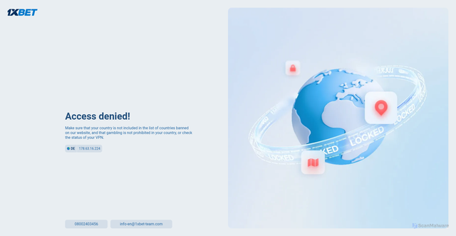 Security scan screenshot of https://1xlite-29584.bar