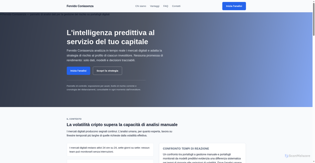Security scan screenshot of https://www.fervidoconiasenza.net/