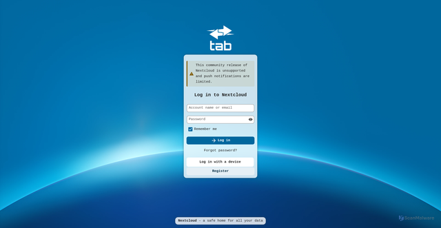 Security scan screenshot of http://mnb-f28.pages.dev/