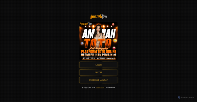 Security scan screenshot of https://amanahtop.us.com