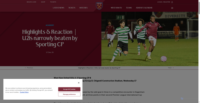 Security scan screenshot of https://whufc.com/en/news/match-report-or-u21s-edged-out-by-sporting-cp