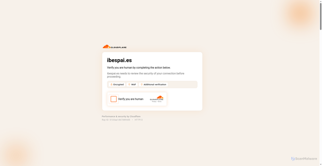 Security scan screenshot of https://ibespai.es/