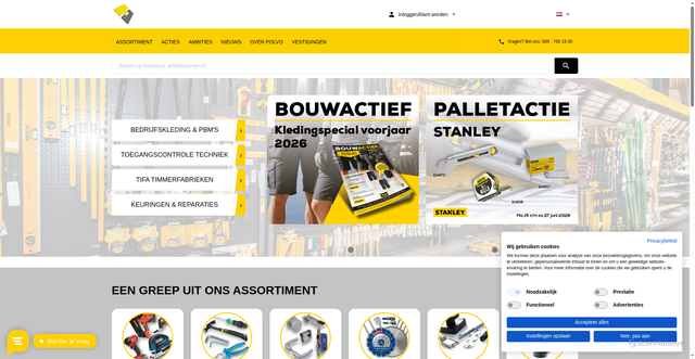 Security scan screenshot of https://polvobv.nl