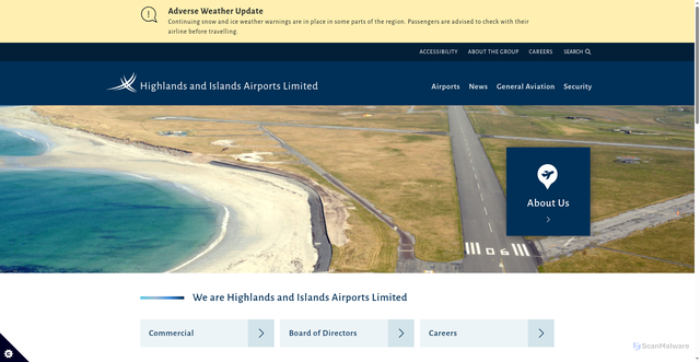Security scan screenshot of https://www.hial.co.uk:443/