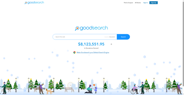 Security scan screenshot of https://www.goodsearch.com/
