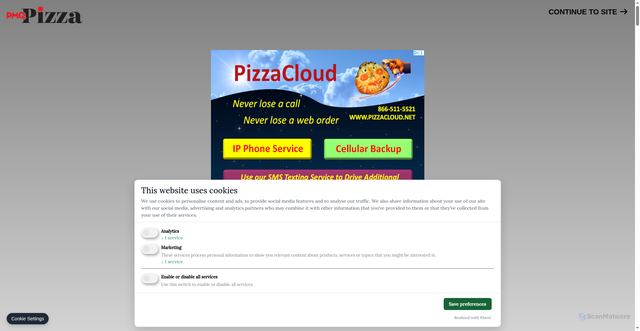 Security scan screenshot of https://www.pmq.com