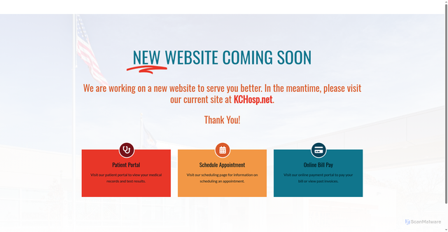 Security scan screenshot of https://kanecountyhospitalut.gov/