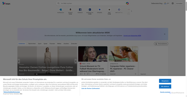 Security scan screenshot of https://bat.bing.com/