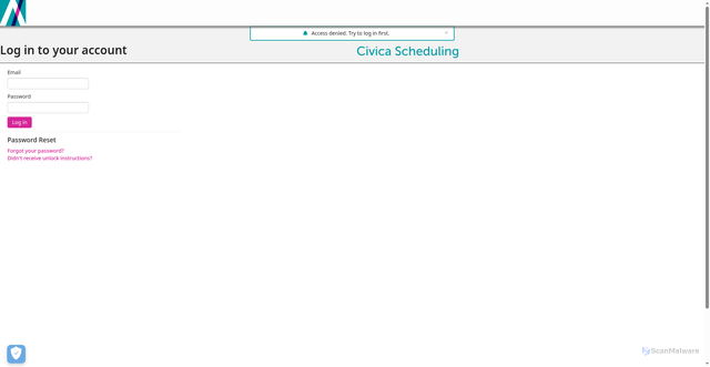 Security scan screenshot of https://my.malinkoapp.com