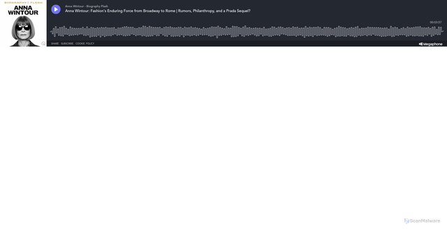 Security scan screenshot of https://player.megaphone.fm/NPTNI5530835400