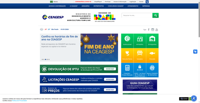 Security scan screenshot of https://ceagesp.gov.br/