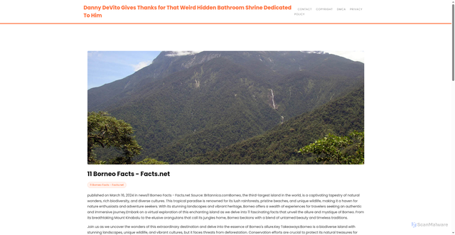 Security scan screenshot of https://apacificunionhugo-8kkdpt5yh6.edgeone.app/17364-11-borneo-facts-factsnet.html