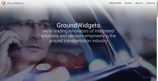Security scan screenshot of https://groundwidgets.com