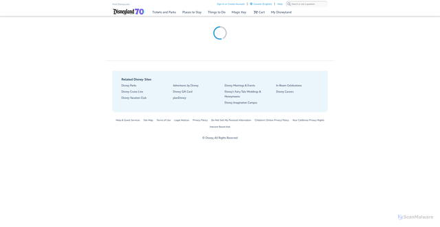 Security scan screenshot of https://disneyland.disney.go.com/en-ca/admission/tickets/?CMP=ILC-DPFY24Q1wo1214230013I