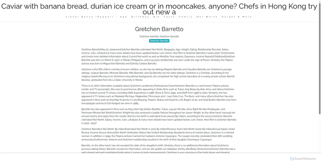 Security scan screenshot of https://mggburnsblog-rcr7wuwi6l.edgeone.app/22881-gretchen-barretto.html