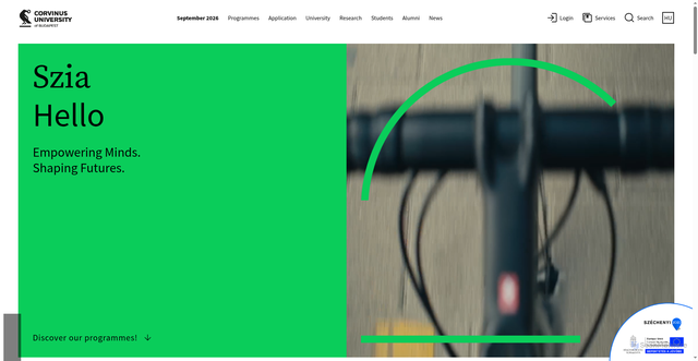 Security scan screenshot of https://www.uni-corvinus.hu/?lang=en