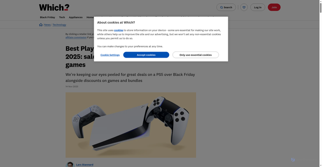 Security scan screenshot of https://www.which.co.uk/news/article/best-black-friday-playstation-5-deals-aeOtl6L1uUsM