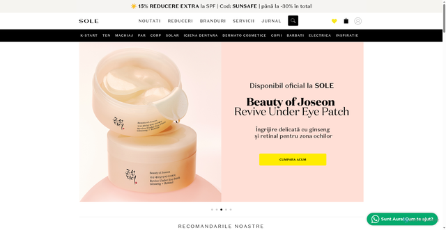 Security scan screenshot of https://sole.ro