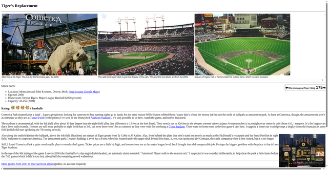 Security scan screenshot of https://www.charliesballparks.com/st/MI-Detroit-Comerica.htm
