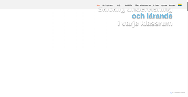 Security scan screenshot of https://bravolesson.se