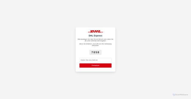 Security scan screenshot of https://maxibrant.com/dhl/DE33839829U.php
