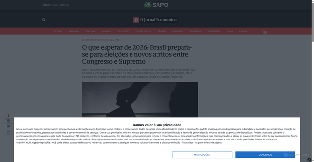 Security scan screenshot of https://jornaleconomico.sapo.pt/noticias/o-que-esperar-de-2026-brasil-prepara-se-para-eleicoes-e-novos-atritos-entre-congresso-e-supremo/