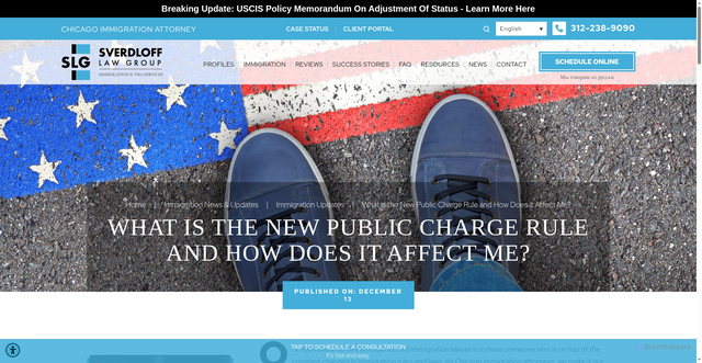 Security scan screenshot of https://sverdlofflaw.com/what-is-the-new-public-charge-rule-and-how-does-it-affect-me/
