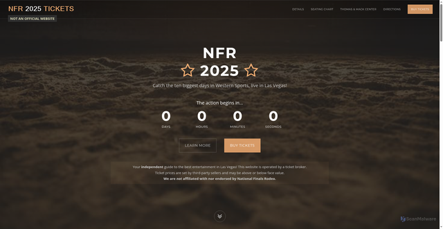 Security scan screenshot of https://www.nfr2022.com/