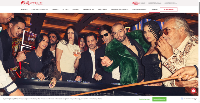 Security scan screenshot of https://www.rwlasvegas.com/gaming/