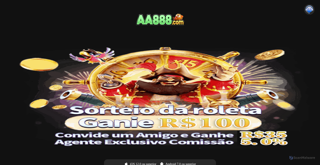 Security scan screenshot of https://aa-888.win/