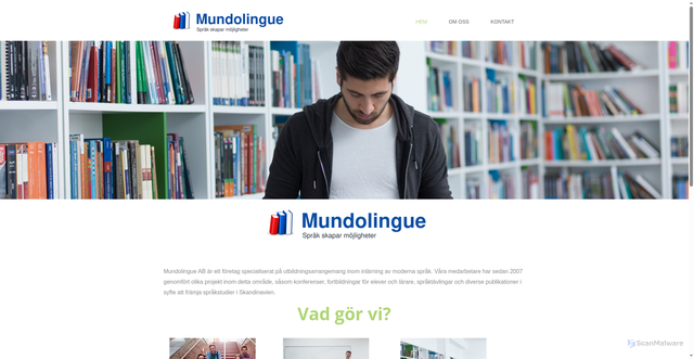 Security scan screenshot of https://mundolingue.se
