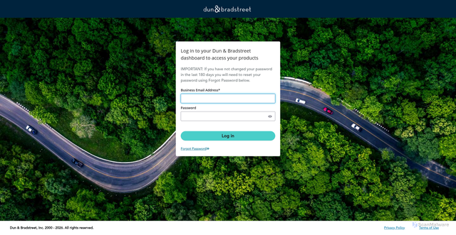 Security scan screenshot of https://my.dnb.com