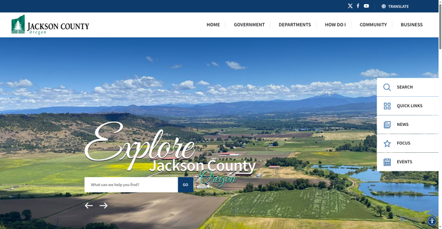 Security scan screenshot of https://jacksoncountyor.gov/