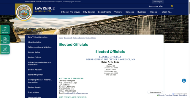 Security scan screenshot of https://lawpd.com/670/Elected-Officials