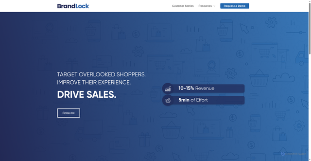 Security scan screenshot of https://brandlock.io