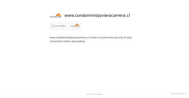 Security scan screenshot of https://www.condominiojavieracarrera.cl