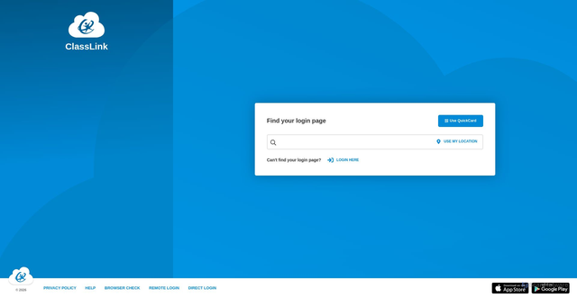 Security scan screenshot of https://my.classlink.com