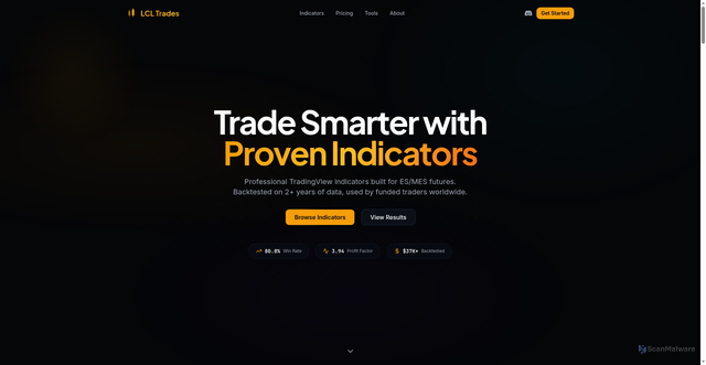 Security scan screenshot of https://tradingagents-e4r.pages.dev/