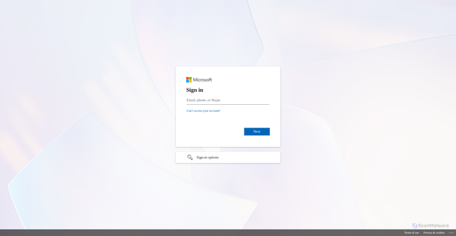 Security scan screenshot of https://orgc50875f5.crm5.dynamics.com