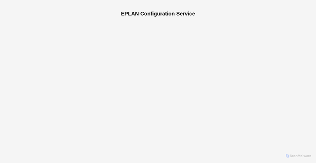 Security scan screenshot of configuration.eplan.com