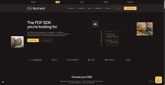 Security scan screenshot of https://pspdfkit.com