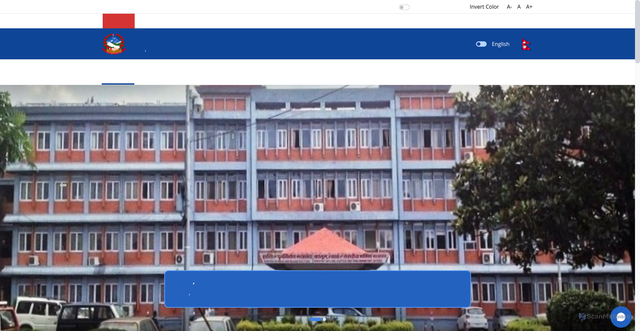 Security scan screenshot of https://www.moljpa.gov.np/