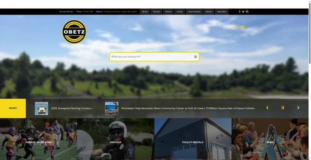 Security scan screenshot of https://obetz.oh.us/