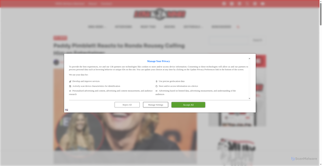 Security scan screenshot of https://www.lowkickmma.com/paddy-pimblett-reacts-to-ronda-rousey-calling-him-an-entertainer/