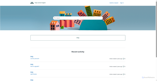 Security scan screenshot of https://nutsjoy.zendesk.com