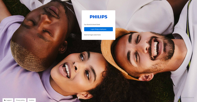 Security scan screenshot of https://www.ourbrand.philips.com