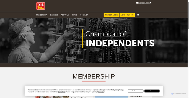 Security scan screenshot of https://www.doitbestonline.com/