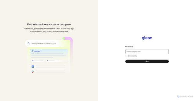 Security scan screenshot of https://t-mobile.glean.com